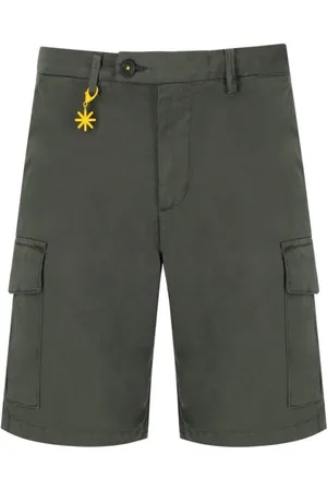 Manuel Ritz Shorts, Herre, Grøn, L, Bomuld, Grønne Cargo Bermuda Shorts