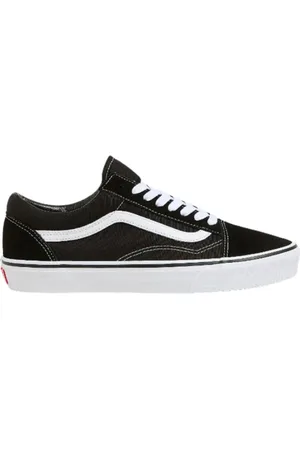 Vans Sko, Herre, Sort, 42 1/2 EU, Klassiske Old Skool Sneakers Sort/Hvid