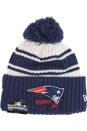 New Era Tilbehør, Herre, Blå, ONE SIZE, Uld, NFL Pom Pom Beanie Hat White