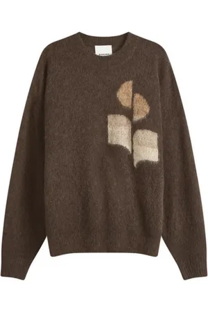 Isabel Marant Strik, Herre, Brun, M, Uld, Stilfuld Pull Drany Sweater