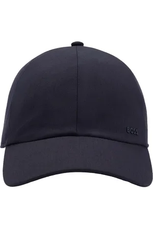 HUGO BOSS Tilbehør, Herre, Blå, ONE SIZE, Uld, Enkel Twill Manopesca Cap med Logo