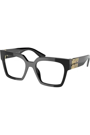 Miu Miu Tilbehør, Dame, Sort, 52 MM, Uld, Stilfulde Brillekollektion