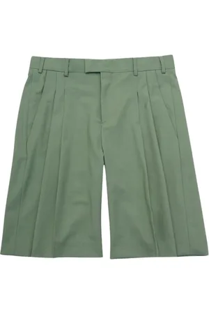 A PAPER KID Shorts, Herre, Grøn, S, Uld, Salviegrøn Shorts