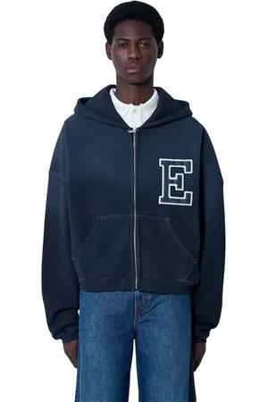 ERL Sweathshirts & Hoodies, Herre, Sort, M, Bomuld, Logo Motif Hættetrøje