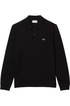 Lacoste Top, Herre, Sort, S, Bomuld, Sort Polo Shirt Klassisk Stil