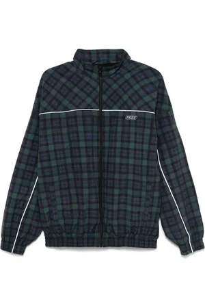 MARTINE ROSE Jakke, Herre, Flerfarvet, M, Sort lynlås-front unisex overtøj