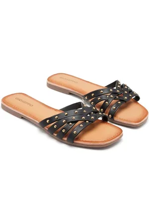 Gioseppo Sko, Dame, Sort, 40 EU, Læder, Studded Leather Sandal
