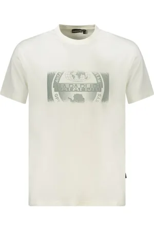 Napapijri Top, Herre, , M, Bomuld, Hvid Bomuld Herre T-Shirt