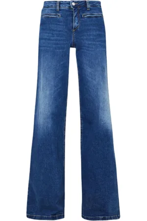 Liu Jo Jeans, Dame, Blå, W26, Denim, Denim Flare Leg Jeans