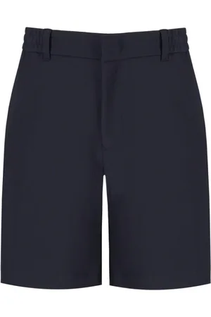 Emporio Armani Shorts, Herre, Blå, M, Blå Ribbet Bermuda Shorts