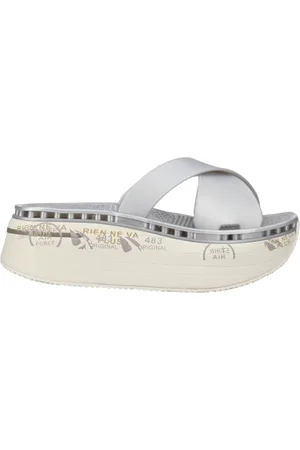 Premiata Sko, Dame, Grå, 37 EU, Krydsdesign Dame Slides