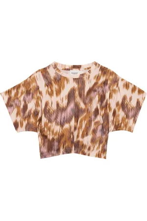 Isabel Marant Top, Dame, Flerfarvet, M, Uld, Stilfulde T-shirts og Polos Kollektion