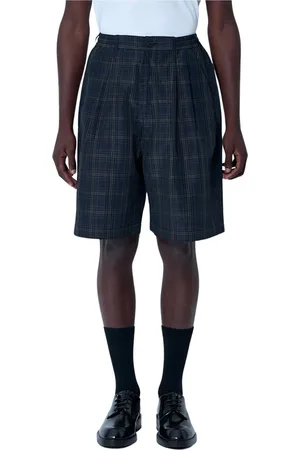 Comme des Garçons Shorts, Herre, Blå, S, Linned, Ternede Linnedshorts