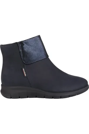 Mephisto Sko, Dame, Blå, 37 EU, Uld, Ergonomisk varmforet bred pasform støvle - blå