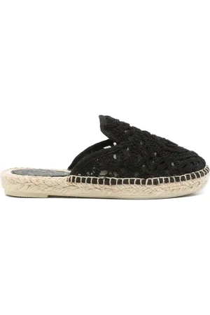 MC2 SAINT BARTH Sko, Dame, Sort, 41 EU, Uld, Stilfulde Espadrilles til sommeroutfits