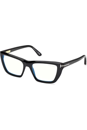 Tom Ford Tilbehør, Dame, Sort, 54 MM, Uld, Stilfulde solbriller Sort Eco-ramme