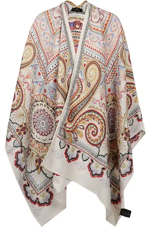 Etro Jakke, Dame, Flerfarvet, ONE SIZE, Elegant Jacquard Mønstret Hjemmeindretning