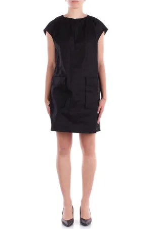 Emporio Armani Kjole, Dame, Blå, L, Polyester, Blå Kjole Abito Donna