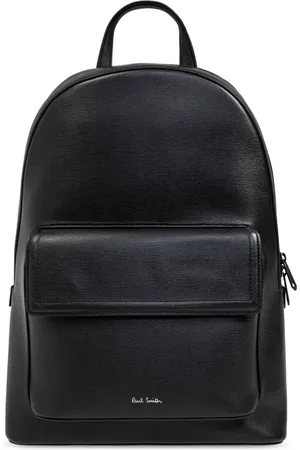 Paul Smith Taske, Herre, Sort, ONE SIZE, Læder, Læderrygsæk med logo
