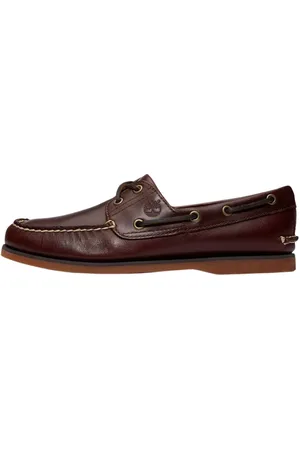 Timberland Sko, Herre, Brun, 43 1/2 EU, Klassiske bådesko i Bordeaux-rød