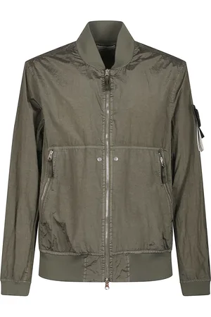 Stone Island Jakke, Herre, Grøn, M, Uld, Stilfuld Bomberjakke