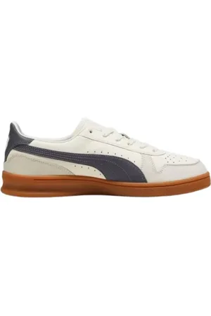 PUMA Sko, Herre, Grå, 45 EU, Læder, Indendørs OG Frosted Ivory Sneakers