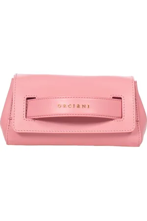 Orciani Taske, Dame, Lyserød, ONE SIZE, Uld, Gylden Mini Gossip Vanity Taske