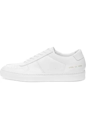 COMMON PROJECTS Sko, Herre, Hvid, 47 EU, Lav Hvid Basketball Sneakers