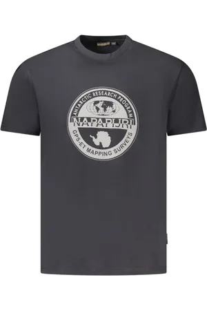Napapijri Top, Herre, Sort, L, Bomuld, Sort Bomuld Herre T-shirt