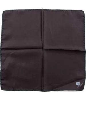 Dolce & Gabbana Tilbehør, Herre, Brun, ONE SIZE, Herre Silke Lommetørklæde