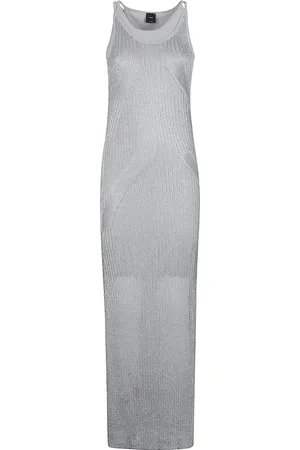 Pinko Kjole, Dame, Grå, XS, Elegant Nelson Dress til kvinder