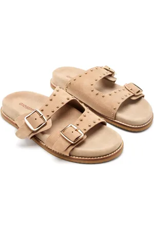 Gioseppo Sko, Dame, , 40 EU, Læder, Studded læder sandal med dobbelt spænde