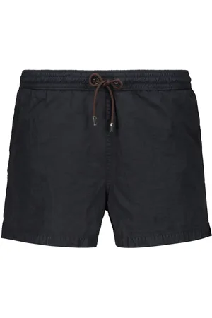 MOORER Badetøj, Herre, Blå, L, Polyester, Hurtigtørrende badeshorts med snøre
