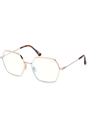 Tom Ford Tilbehør, Dame, Gul, 56 MM, Uld, Stilfulde solbriller Eco Collection