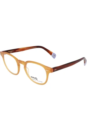 Etnia Barcelona Tilbehør, unisex, Gul, 47 MM, Moderne runde briller Cap Roig II