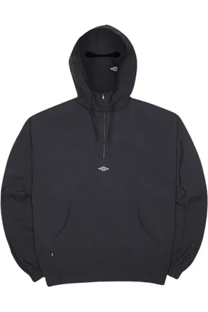 Umbro Jakke, Herre, Sort, L, Uld, Check Mask Navy Anorak Dark Brown