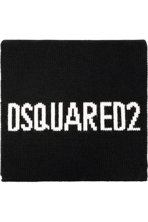 Dsquared2 Tilbehør, Herre, Sort, ONE SIZE, Uld, Uldtørklæde
