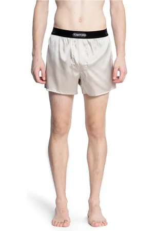 Tom Ford Shorts, Herre, , M, Satin, Silke Boxershorts med elastisk talje