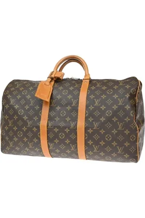 LOUIS VUITTON Pre-owned, Dame, Brun, ONE SIZE, Tyl, Pre-owned canvas tasker