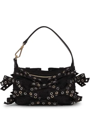 Ganni Taske, Dame, Sort, ONE SIZE, Denim, Butterfly Denim Tote Taske
