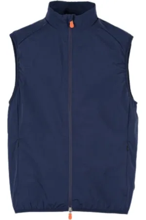 save the duck Jakke, Herre, Blå, M, Polyester, Åndbar Navy Gilet Mars