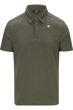 K-Way Top, Herre, Grøn, XL, Bomuld, Let stræk Jersey Polo Shirt