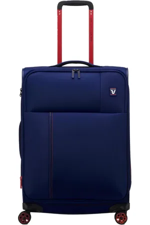 Roncato Kuffert, unisex, Blå, ONE SIZE, Nylon, Mellem 4-hjuls trolley kufferter