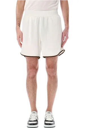 Fendi Shorts, Herre, Hvid, S, Hvide Slim-Fit Elegante Bukser