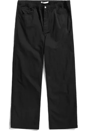 Norse projects Bukser, Herre, Sort, S, Bomuld, Sort Bomuld Elastisk Talje Bukser