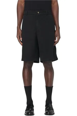 Brunello Cucinelli Shorts, Herre, Sort, 4XL, Bomuld, Sorte Casual Shorts til Mænd