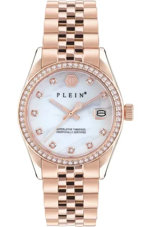 Philipp Plein Tilbehør, unisex, Gul, ONE SIZE, Uld, Dameur Dato Superlativ Rosaguld