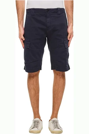 C.P. Company Shorts, Herre, Blå, XL, Bomuld, Khaki MultiPocket Cargo Shorts