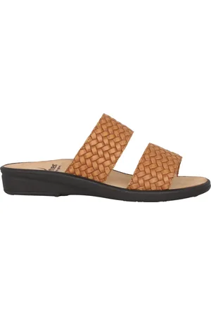 Ganter Sko, Dame, Brun, 39 EU, Uld, Komfortable Damesandaler - Brun