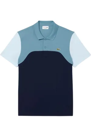 Lacoste Top, Herre, Flerfarvet, M, Bomuld, Farveblok Polo Skjorte